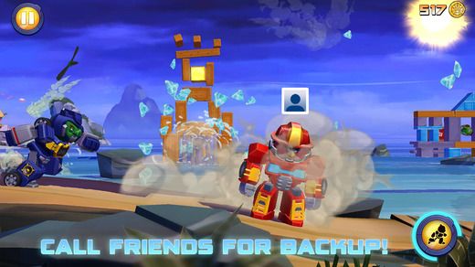 Angry Birds Transformers 1.0 for iOS (iPhone screenshot 004)