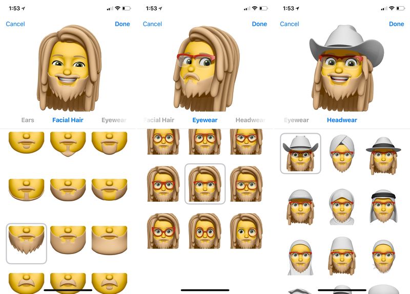 Création de mémoji