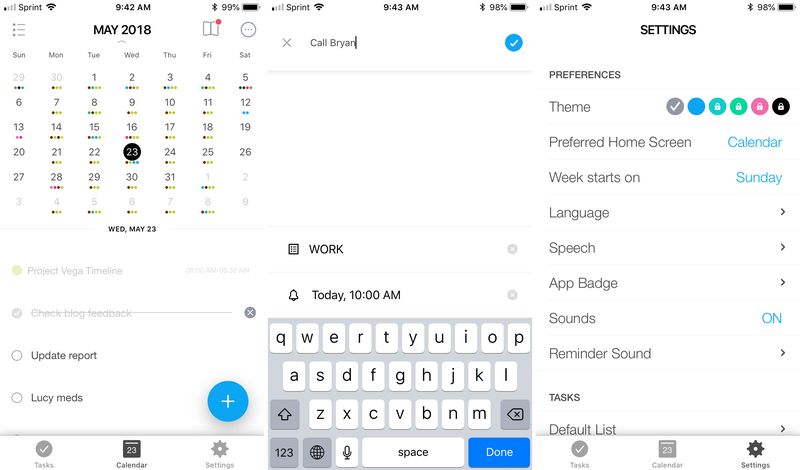 applications gratuites de liste de tâches - Any.do