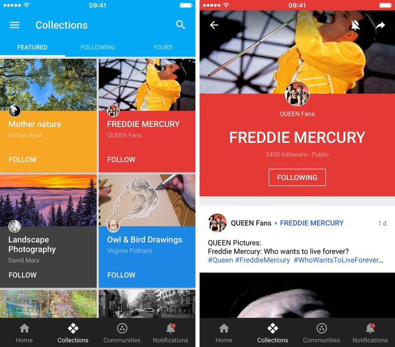 Google Plus 5.0 for iOS iPhone screenshot 003