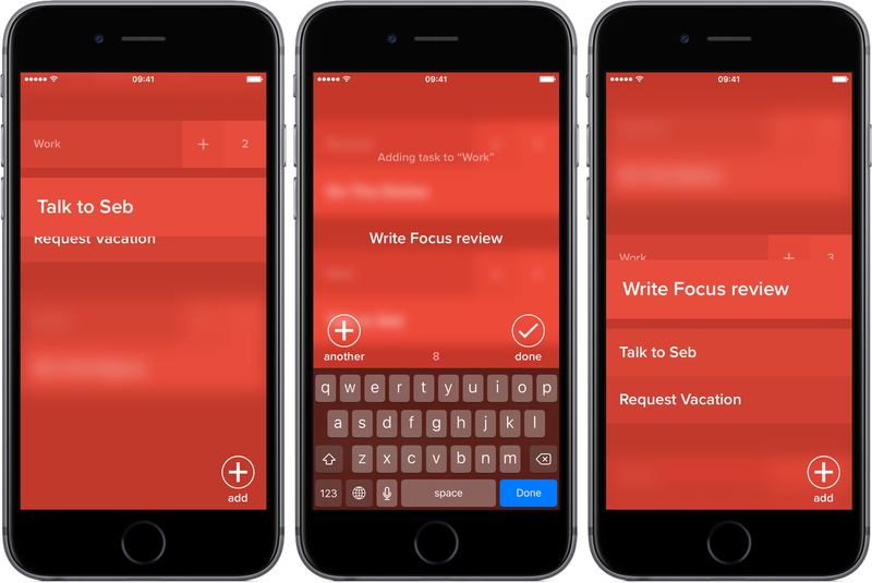 Focus 1.0 for iOS iPhone screenshot 002