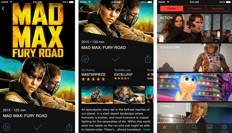 TodoMovies 4 for iOS iPhone screenshot 003