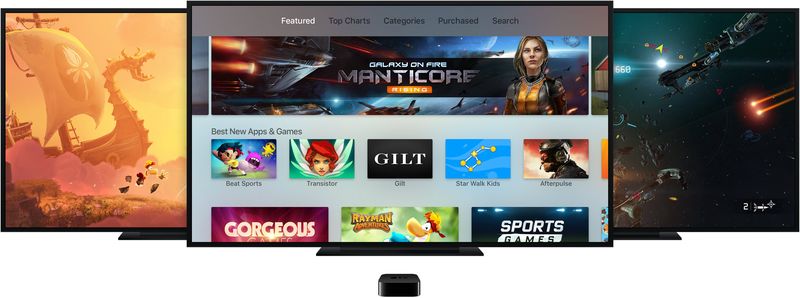 Apple TV apps games