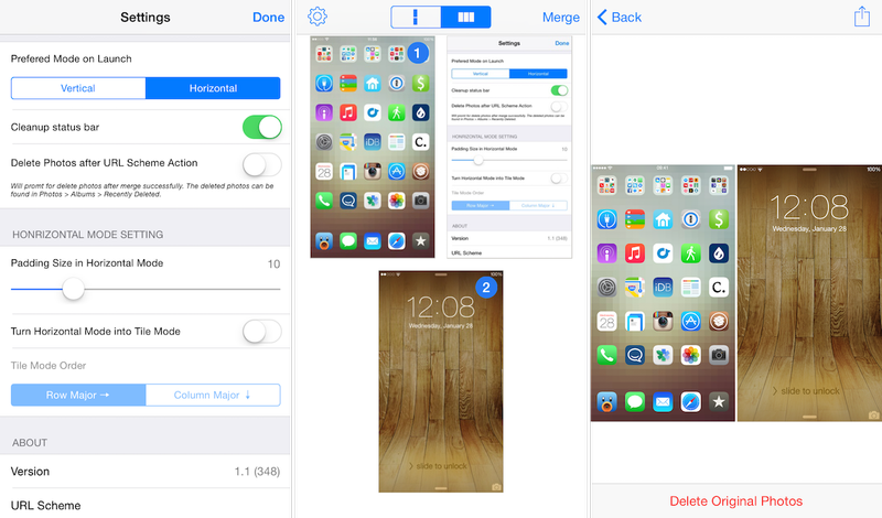 Combine screenshots longscreen