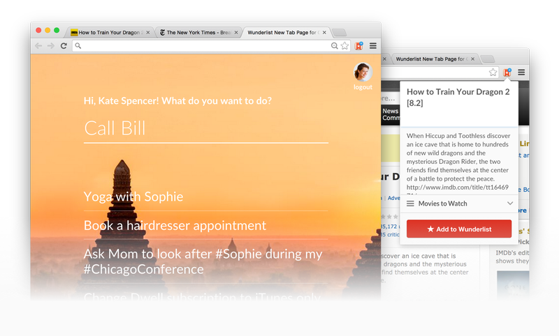 Wunderlist Chrome extension (image 001)