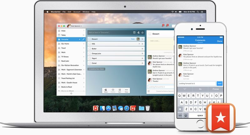 Wunderlist (Handoff)