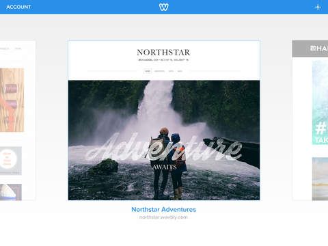 Weebly 3.0 for iOS (iPad screenshot 002)
