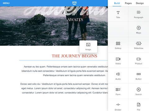 Weebly 3.0 for iOS (iPad screenshot 003)