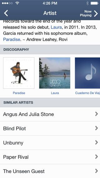 Pandora 5.1 for iOS (iPhone screenshot 003)