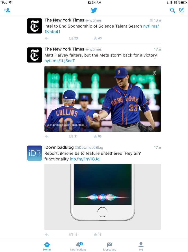 Twitter iPad