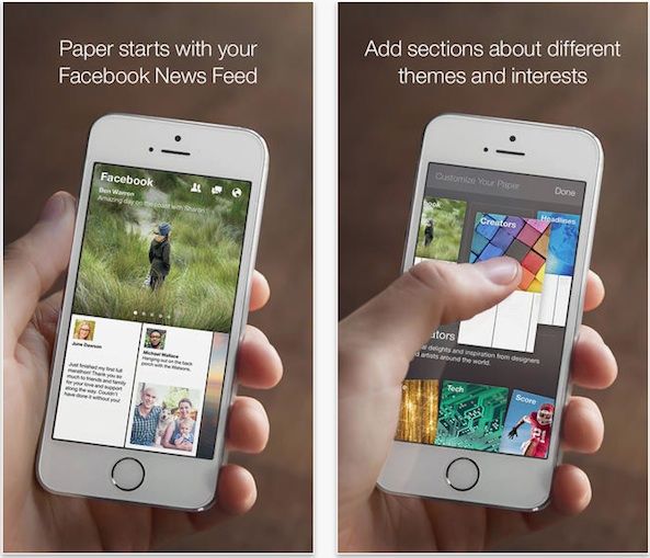 Paper - stories from facebook