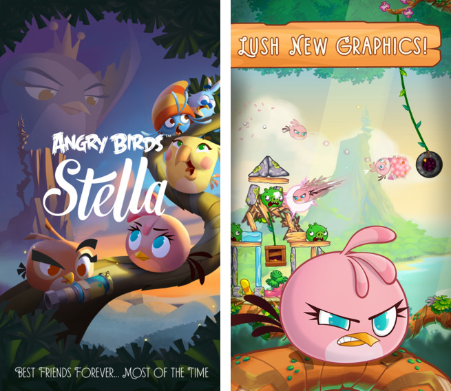 Angry Birds Stella 1.0 for iOS (iPhone screenshot 001)