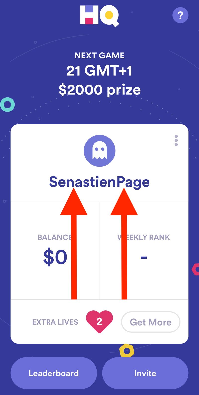 how to get HQ Extra Lives