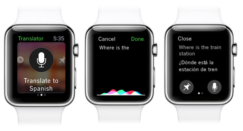Microsoft Translator 1.0 for iOS Apple Watch screenshot 002