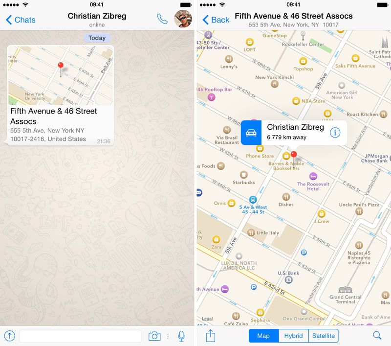 WhatsApp 2.12.5 for iOS iPhone screenshot 005