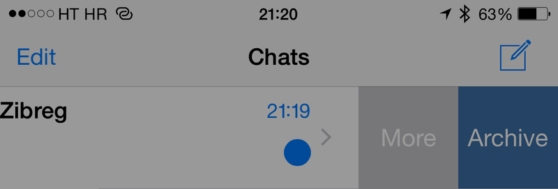 WhatsApp 2.12.5 for iOS iPhone screenshot 002
