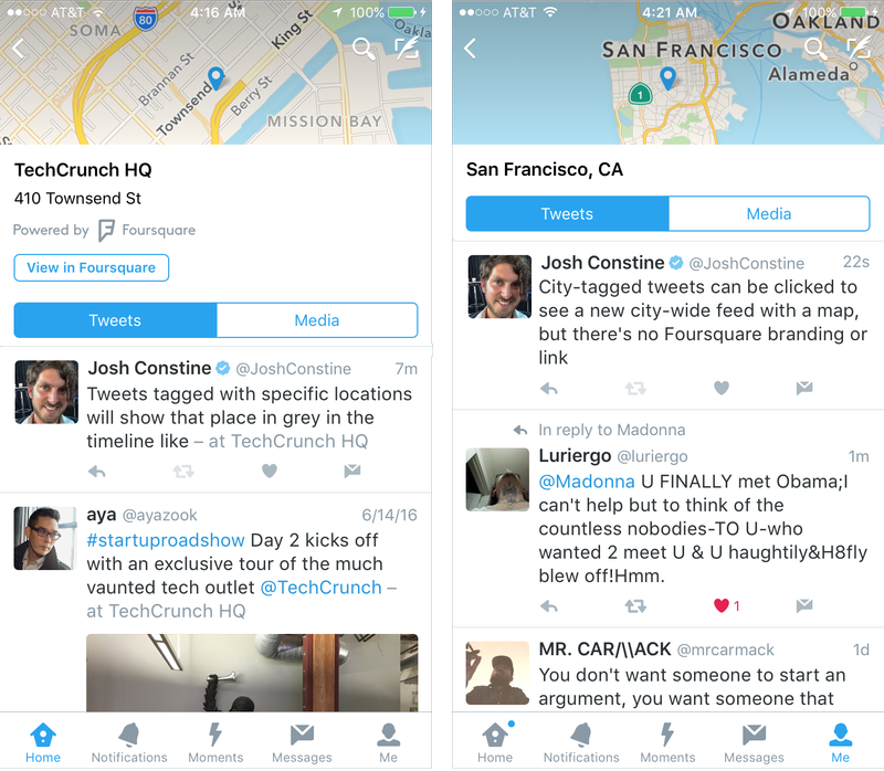 Twitter Location Feeds iPhone screenshot 001