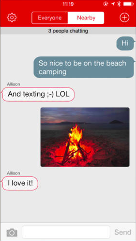 FireChat 1.3 for iOS (iPhone screenshot 002)