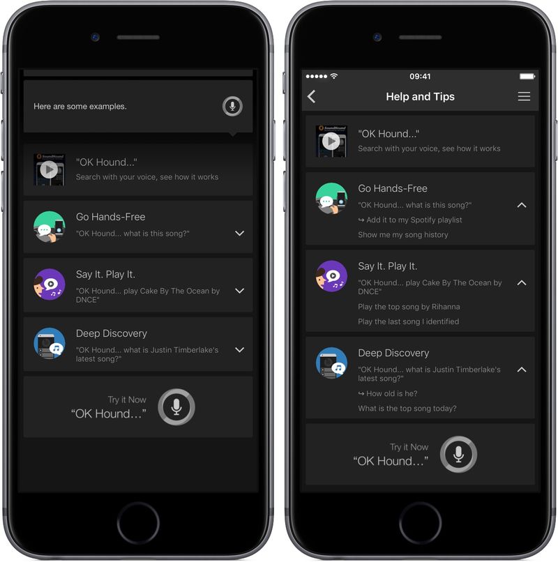Soundhound 7.1 for iOS iPhone screenshot 001