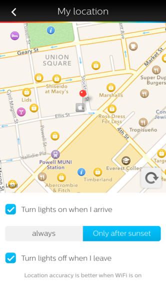 Philips Hue 1.2 for iOS (iPhone screenshot 001)