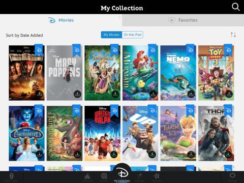 Disney Movies Anywhere 1.0 pour iOS (capture d