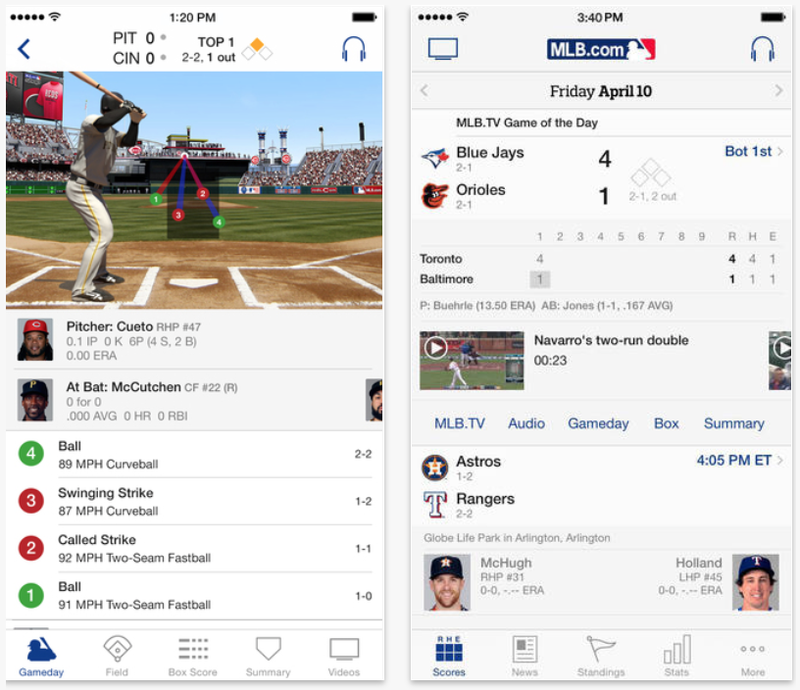 mlb at bat