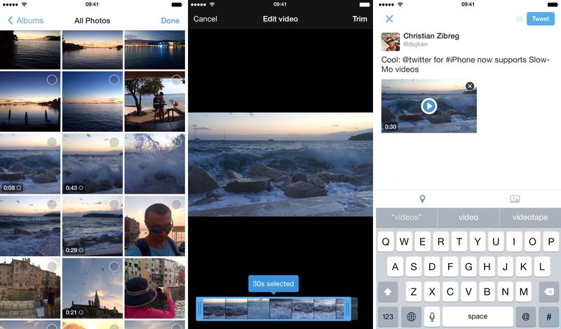 Twitter slow motion videos