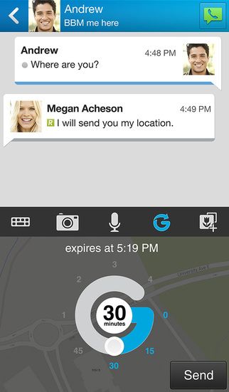 BBM for iOS 2.3.0.12 (iPhone screenshot 003)