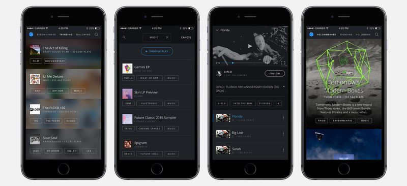 BitTorrent Now for iOS iPhone screenshot 001