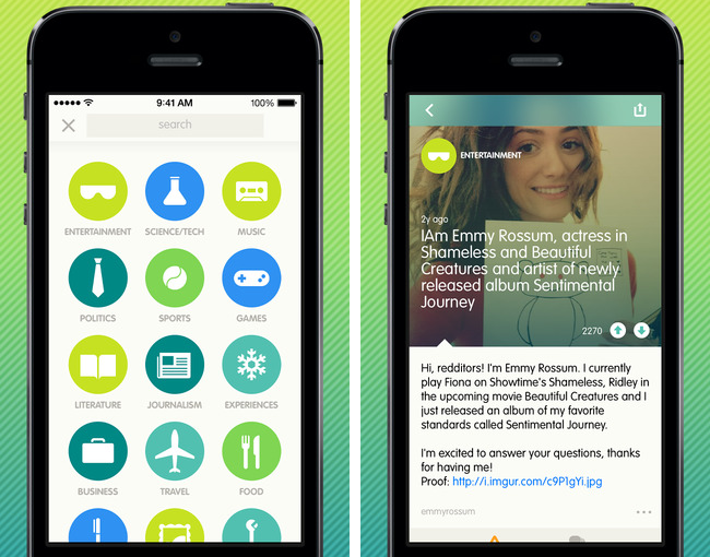 Reddit Ask Me Anything 1.0 for iOS (iPhone screenshot 005)