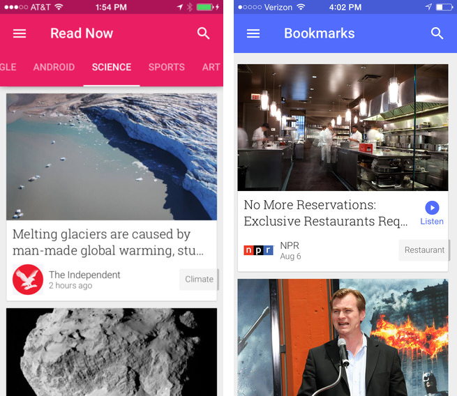 Google Play Newsstand 3.0 for iOS (iPhone screenshot 001)
