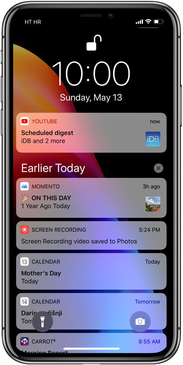 YouTube scheduled digest notification