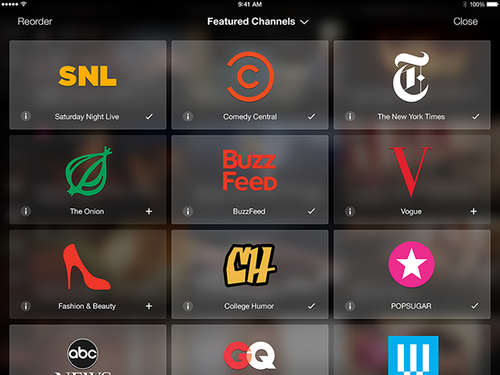 Yahoo screen 1.1 for iOS (iPad screenshot 001)