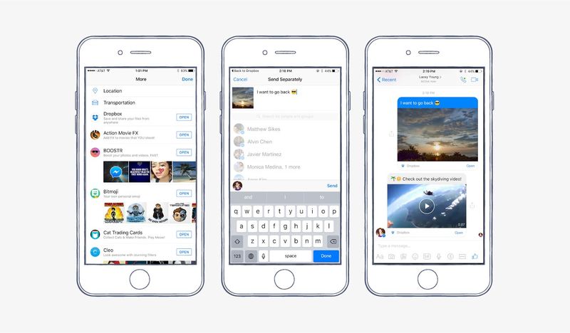 FAcebook Messenger Dropbox integration teaser 001