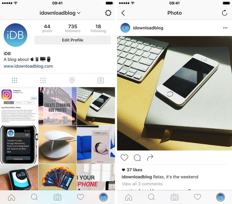 Instgram 8.0 for iOS redesign iPhone screenshot 003