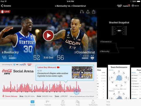 NCAA March Madness for iOS iPhone screenshot 001