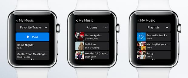 Deezer for Apple Watch screenshot 002