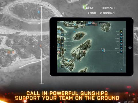 Battlefield 4 Tablet Commander 1.0 pour iOS (capture d