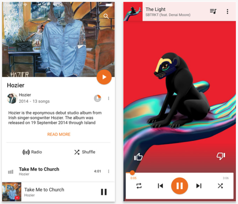 play music material