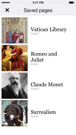 Wikipedia 4.0 for iOS (iPhone screenshot 004)