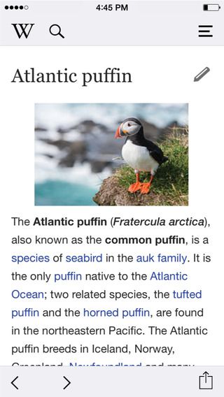 Wikipedia 4.0 for iOS (iPhone screenshot 001)