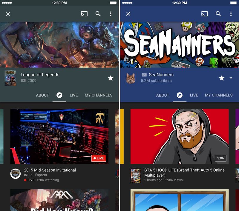 YouTube Gaming 1.0 for iOS iPhone screenshot 007