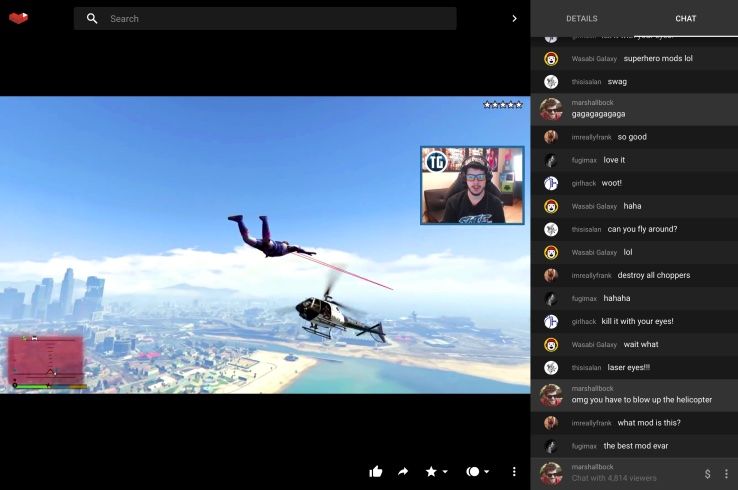 YouTube Gaming web screenshot 002