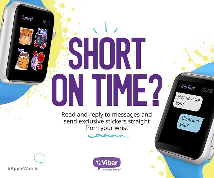 Bande-annonce Viber pour Apple Watch 001