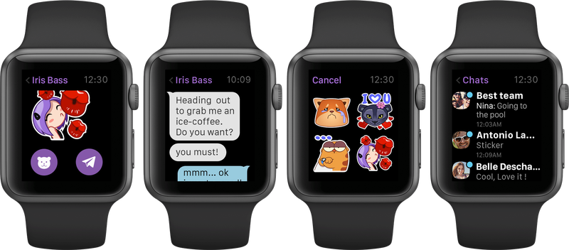 Viber pour Apple Watch capture d