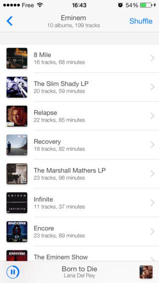 Ecoute 2.0 for iOS (iPhone screenshot 004)