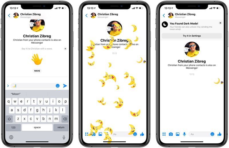 How to enable Dark Mode Facebook Messenger
