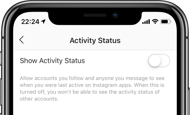 Cacher votre activité en ligne et votre statut à vos amis et abonnés Instagram est facile grâce aux paramètres intégrés à l
