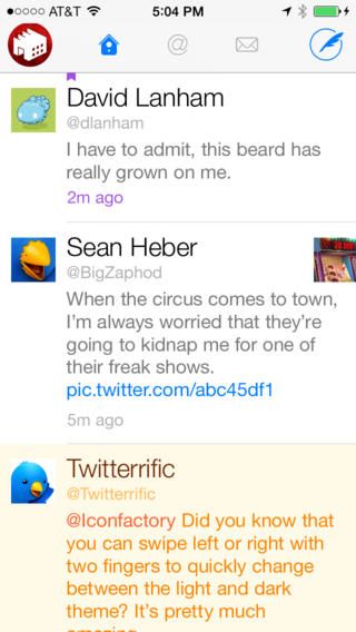 Twitterrific 5.5.3 for iOS (iPhone screenshot 001)