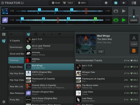 Traktor DJ for iOS (iPhone screenshot 002)